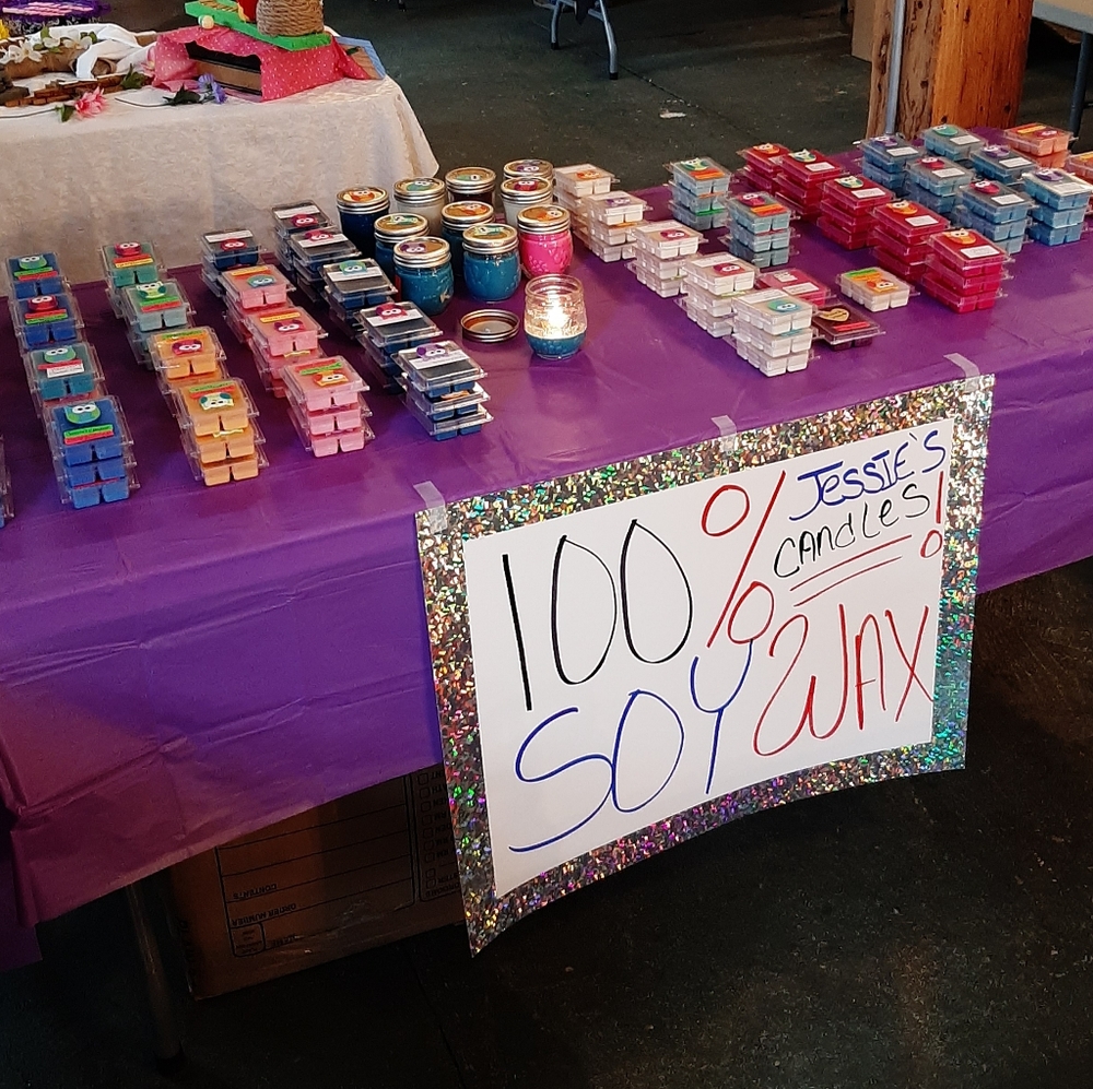 Candles and tarts all kinds